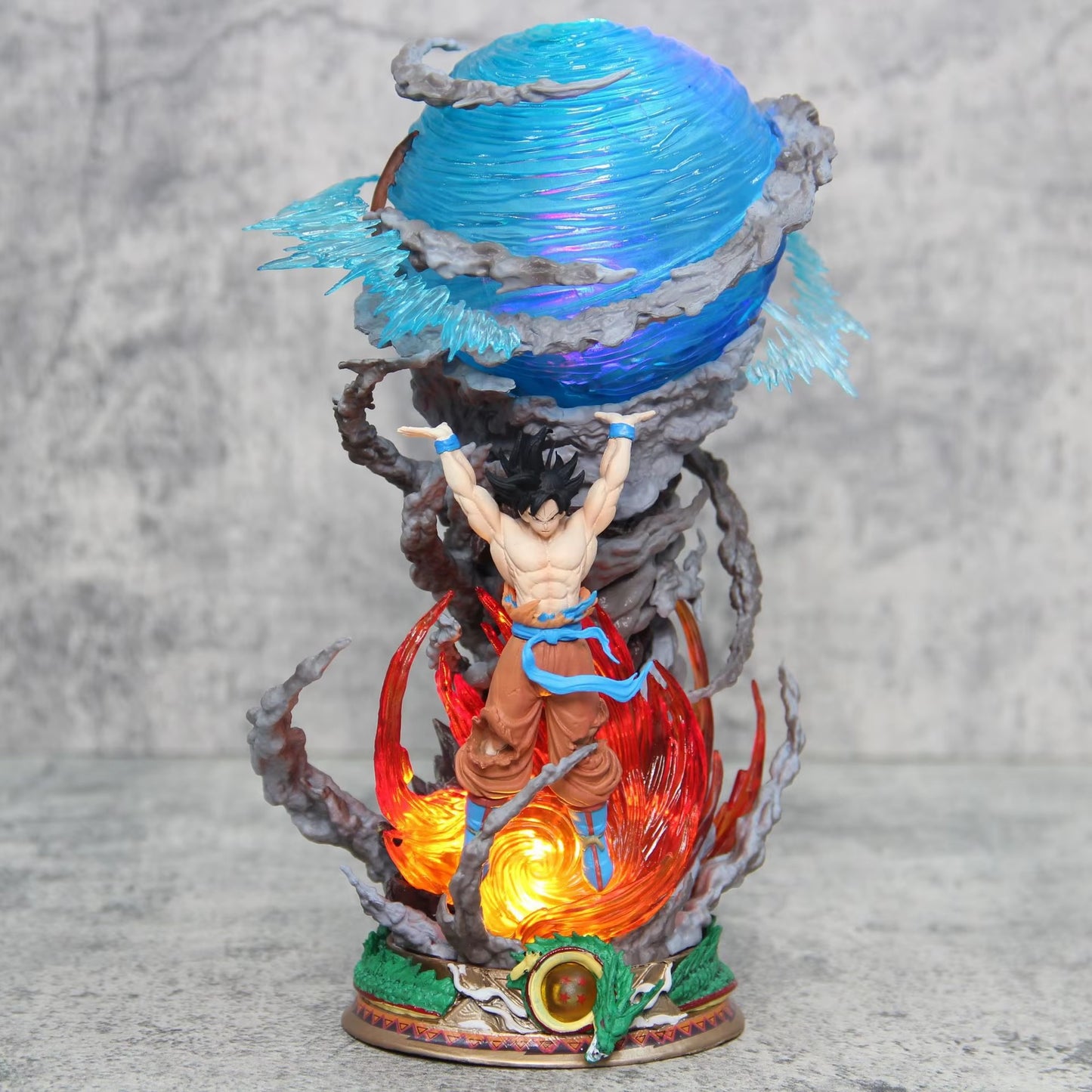 Figurines D'Action Anime Dragon Ball, Goku, Super Spirit Bomb, Son Goku, Gk, Modèle En PVC, Jouets De Collection, Cadeaux, 23Cm