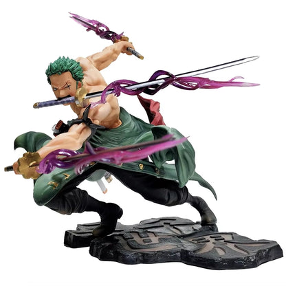 Figurine D'Action One Piece À Trois Lames, 10Cm, GK Roronoa Zoro, Statue Manga Maximum, Modèle De Collection, Jouet Pour Enfant