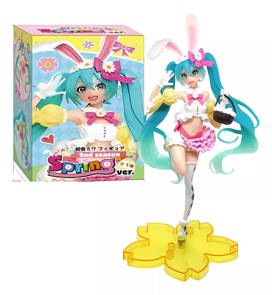 Hatsune-Figurines D'Action En PVC Avec Oreilles De Lapin, 23Cm, Modèle Kawaii, Renforcement Des Ornements, Jouets De Noël, Cadeaux