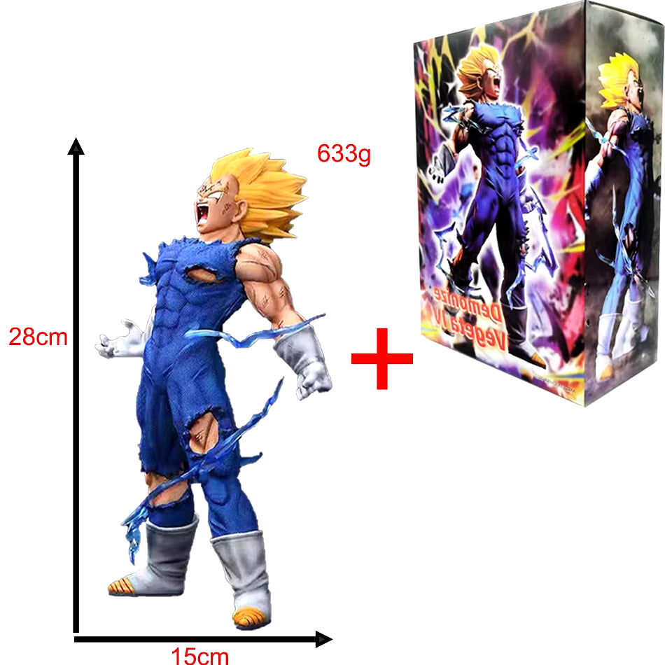 Figurine Dragon Ball Z GK, Modèle De Jouets À Assembler Soi-Même, Cadeau Idéal, Vegeta Super Saisuperb Son Majin Vegeta, 32CM28MC