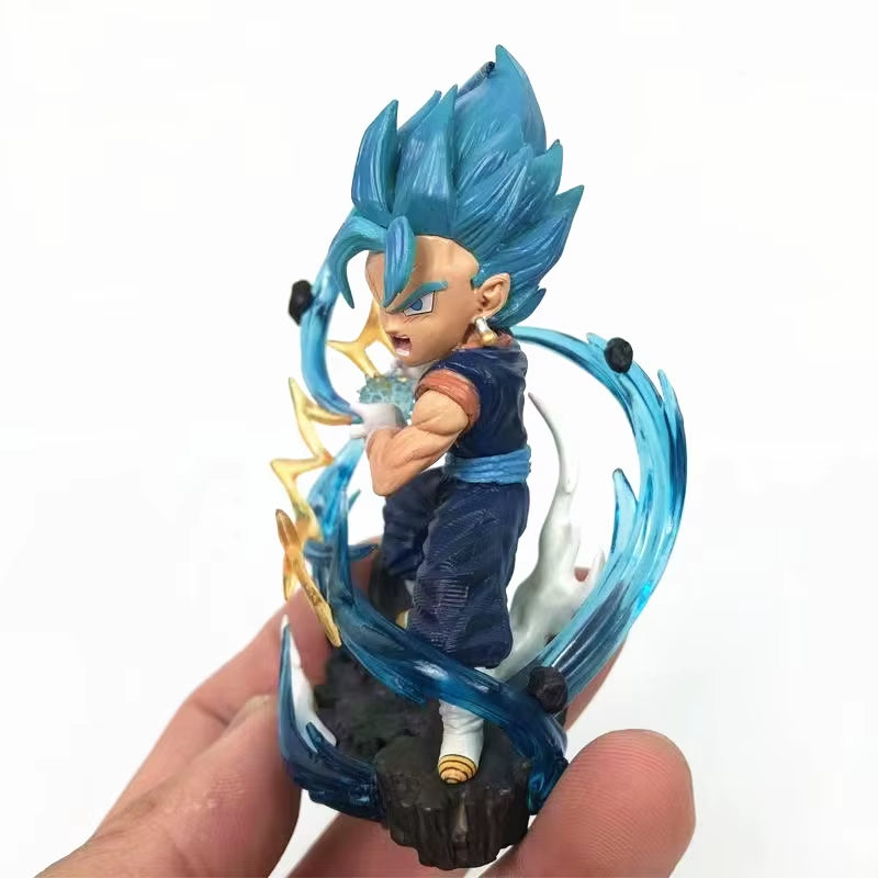 Figurines D'Action Dragon Ball Z Pour Enfants, Figurine D'Anime, WCF Vegeta, Mini Figurine Vegetto, Modèle En PVC, Jouets De Collection, Cadeaux, Version Q, 10Cm