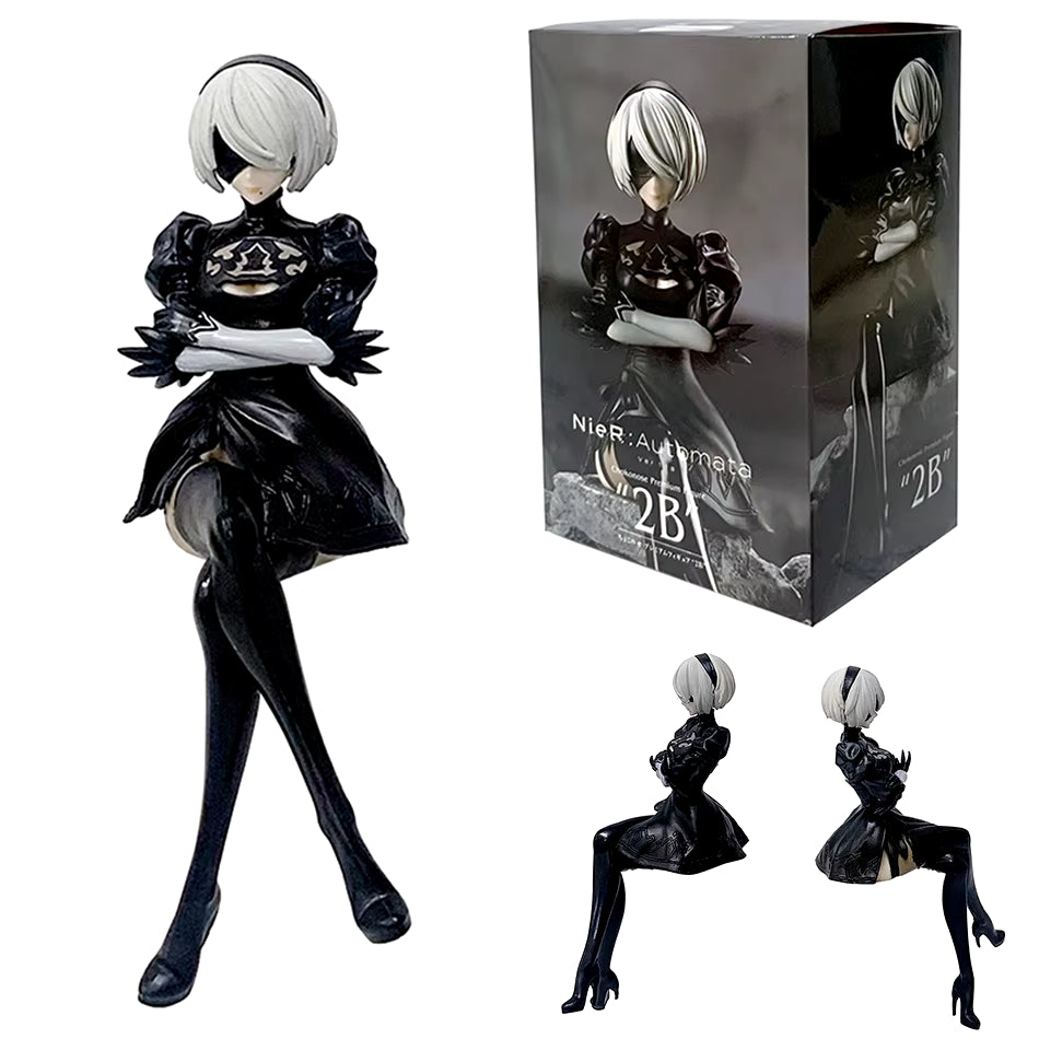 Nier Autommiha-Figurines D'Action N ° 2 En PVC, Modèle De Dessin Animé, Jouet De Collection, Ornement, Cadeau, 15Cm