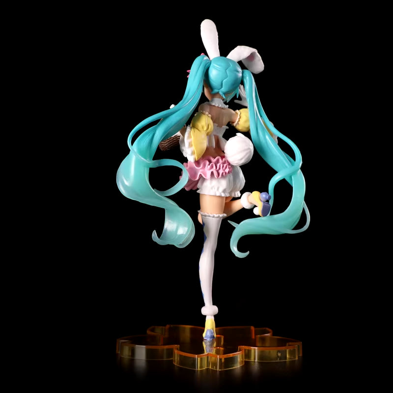 Hatsune-Figurines D'Action En PVC Avec Oreilles De Lapin, 23Cm, Modèle Kawaii, Renforcement Des Ornements, Jouets De Noël, Cadeaux