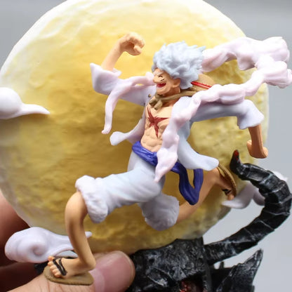 Figurine One Piece Gk Wh Liberation Kokor, Nika Luffy Shoous Moon Racing, Modèle Fait Main, Jouet D'Ornement, Cadeaux, Inspectés Niveau, 14Cm