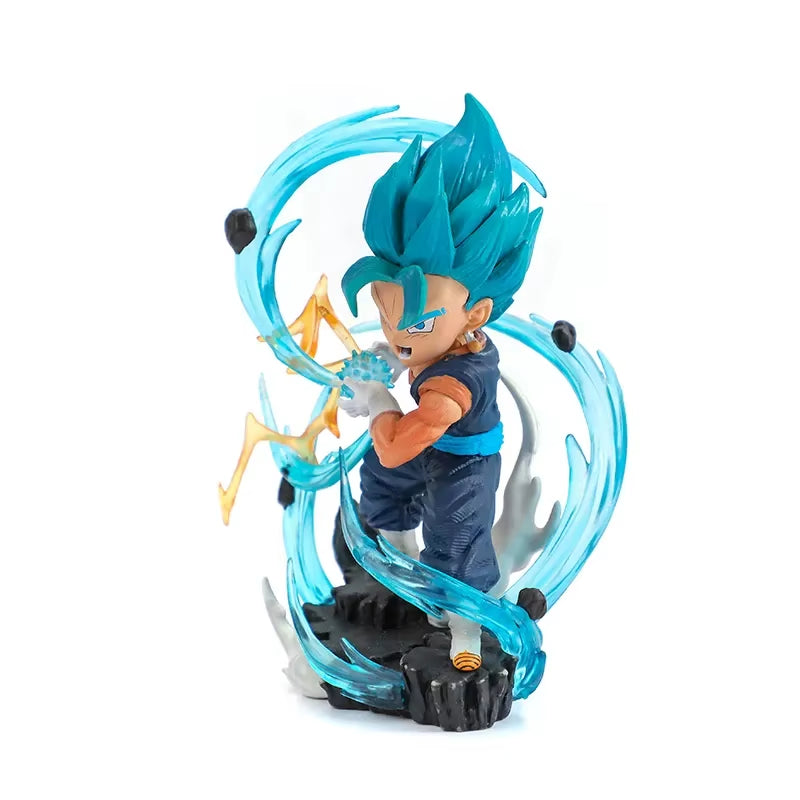 Figurines D'Action Dragon Ball Z Pour Enfants, Figurine D'Anime, WCF Vegeta, Mini Figurine Vegetto, Modèle En PVC, Jouets De Collection, Cadeaux, Version Q, 10Cm