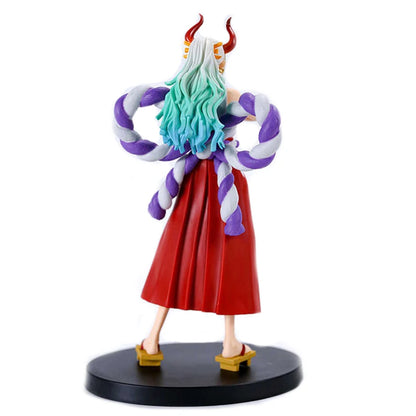 19Cm One Piece Yamato Figure Wano Country the Grandline Lady Toys Figuras Anime Manga Figurine Collection Modèle Poupée Cadeau