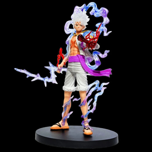 One Piece Anime Luffy GEAR 5 Figurine, Intérieur a Sun God, Figurines D'Action, Modèle De Collection, Jouets Beurre, Cadeau Pour Enfants, 21Cm