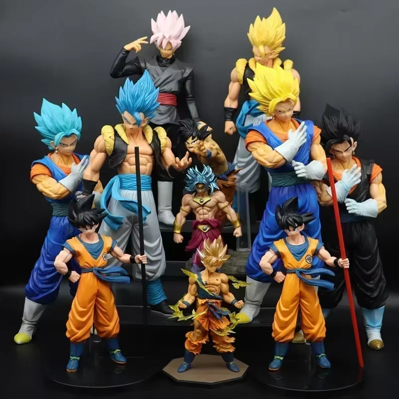 Figurines D'Action Dragon Ball Anime Pour Enfants, Goku, Vegeta, Modèle En PVC, Jouets À Collectionner, Statue D'Ornements Intérieurs, Cadeaux