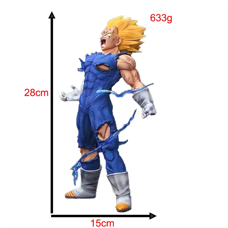 Figurine Dragon Ball Z GK, Modèle De Jouets À Assembler Soi-Même, Cadeau Idéal, Vegeta Super Saisuperb Son Majin Vegeta, 32CM28MC