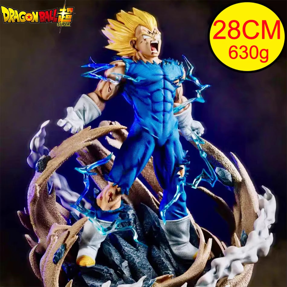 Figurine Dragon Ball Z GK, Modèle De Jouets À Assembler Soi-Même, Cadeau Idéal, Vegeta Super Saisuperb Son Majin Vegeta, 32CM28MC