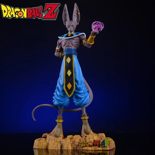 Figurine D'Anime Dragon Ball Z Pour Enfants, Super Dieu De La Destruction, Collection De Figurines D'Action, Modèle De Jouet Beerus, Cadeau Chaud, 30Cm