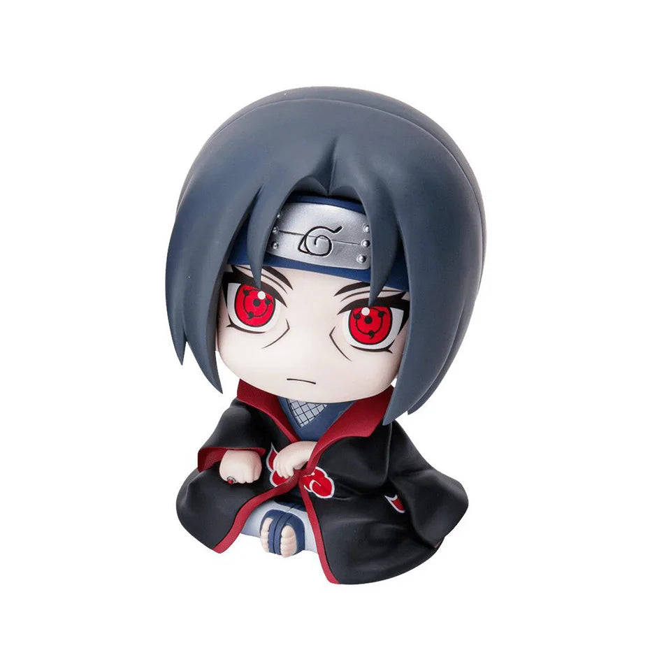 Figurine D'Action Naraakakashi Version Q De 9Cm, Jouet De Décoration De Voiture, Modèle De Collection Kawaii Sasuke Itachi