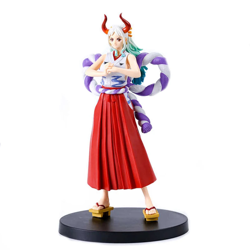 19Cm One Piece Yamato Figure Wano Country the Grandline Lady Toys Figuras Anime Manga Figurine Collection Modèle Poupée Cadeau