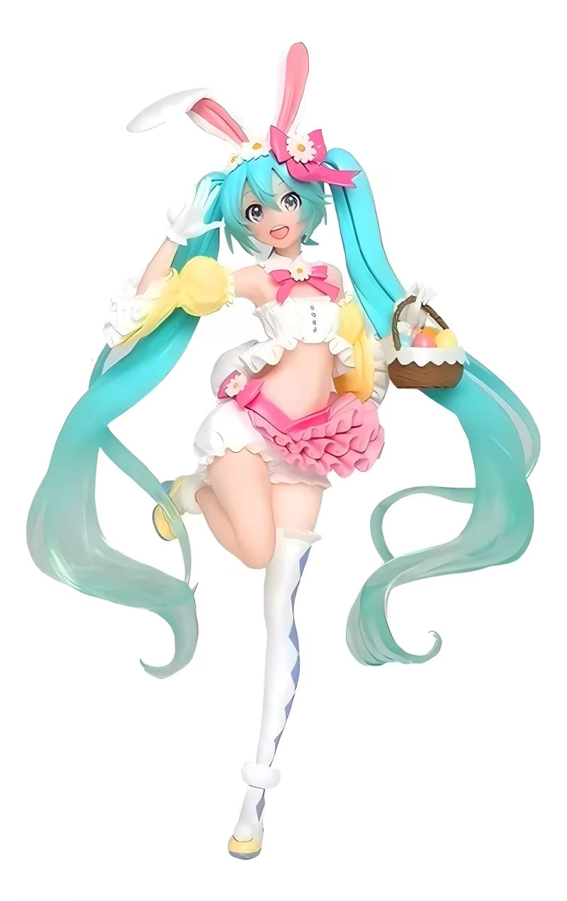 Hatsune-Figurines D'Action En PVC Avec Oreilles De Lapin, 23Cm, Modèle Kawaii, Renforcement Des Ornements, Jouets De Noël, Cadeaux