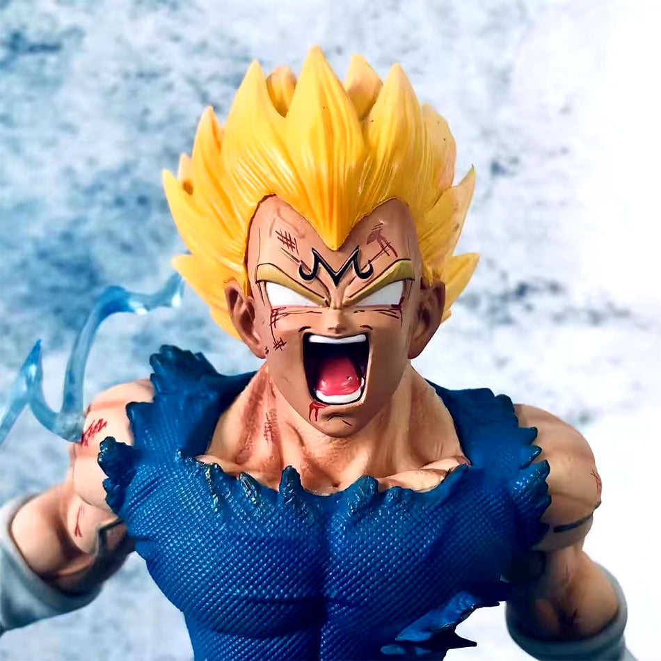 Figurine Dragon Ball Z GK, Modèle De Jouets À Assembler Soi-Même, Cadeau Idéal, Vegeta Super Saisuperb Son Majin Vegeta, 32CM28MC