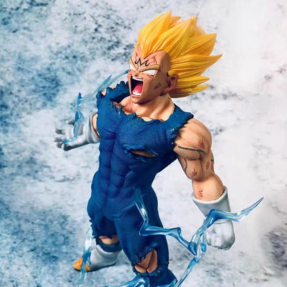 Figurine Dragon Ball Z GK, Modèle De Jouets À Assembler Soi-Même, Cadeau Idéal, Vegeta Super Saisuperb Son Majin Vegeta, 32CM28MC