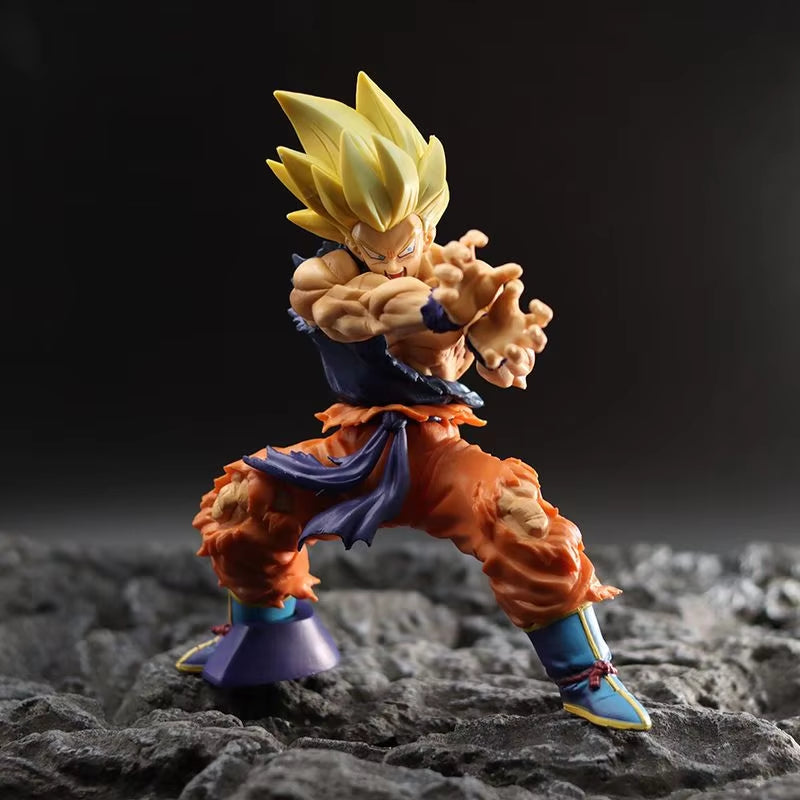 Dragon Ball Z Son Goku Anime Figure, Battle Damage Shockwave, Statue Manga, Figurine En PVC, Modèle À Collectionner, Butter Toys