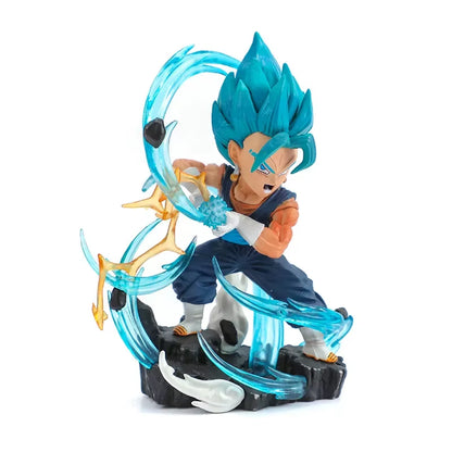 Figurines D'Action Dragon Ball Z Pour Enfants, Figurine D'Anime, WCF Vegeta, Mini Figurine Vegetto, Modèle En PVC, Jouets De Collection, Cadeaux, Version Q, 10Cm